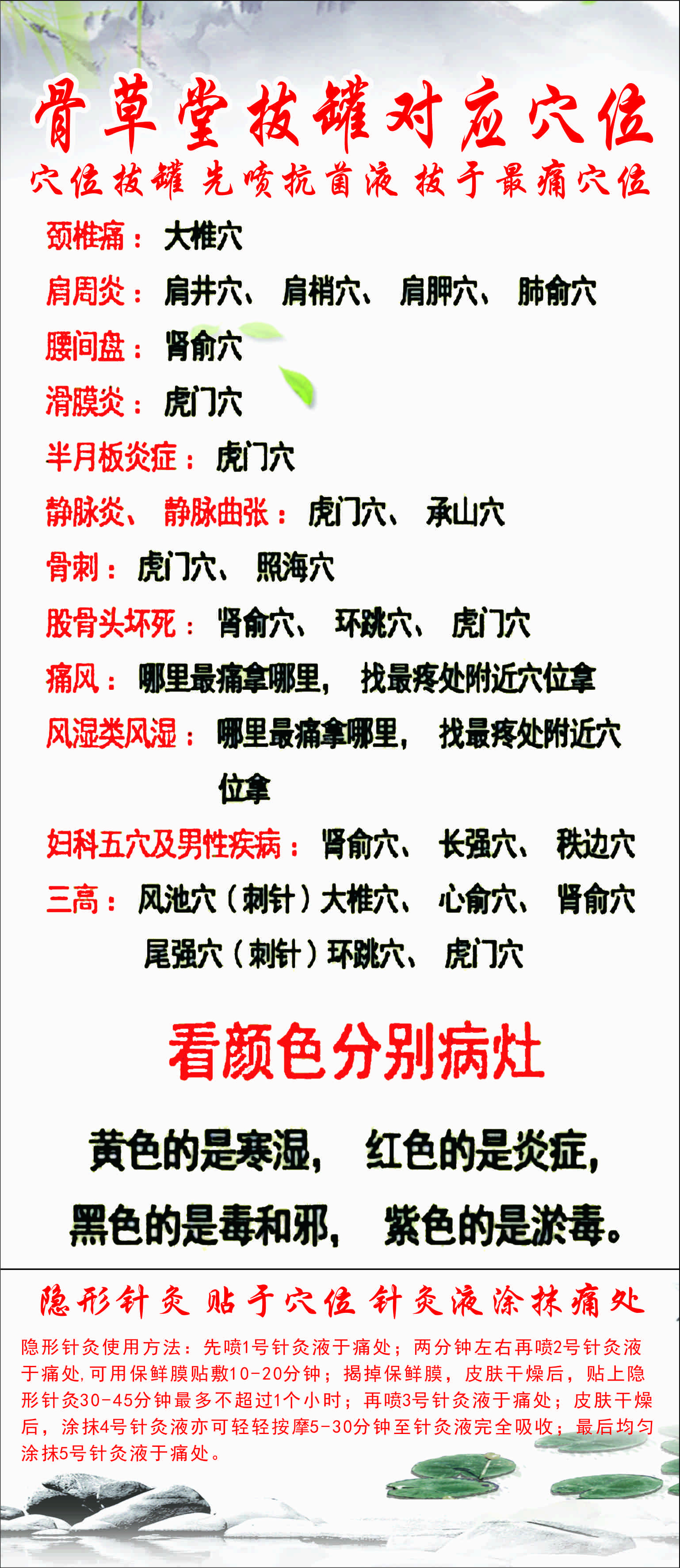 骨草堂隱形針灸